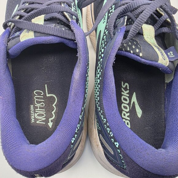 Brooks Ghost 14 Womens Size 10 Purple Peacoat Yucca Athletic Shoes Running - Picture 5 of 14